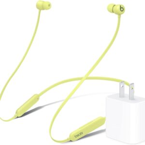 Beats Flex in Yuzu with Apple 20W USB-C Power Adapter