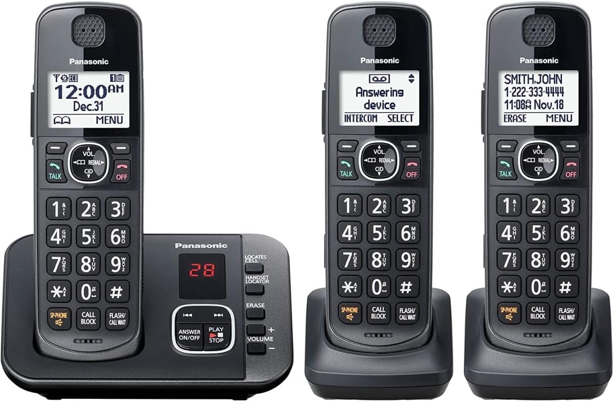 Panasonic Cordless Phone System, Expandable Phone